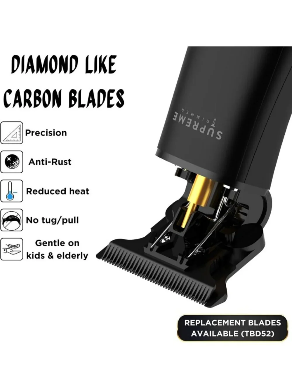 Cordless Beard & Hair Trimmer for Men - Precision T Shaper, Grooming Tool